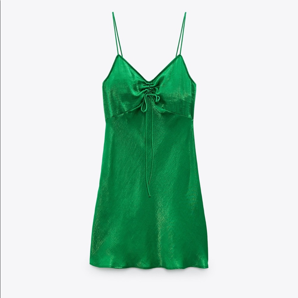 Zara Satin Lingerie Style Dress